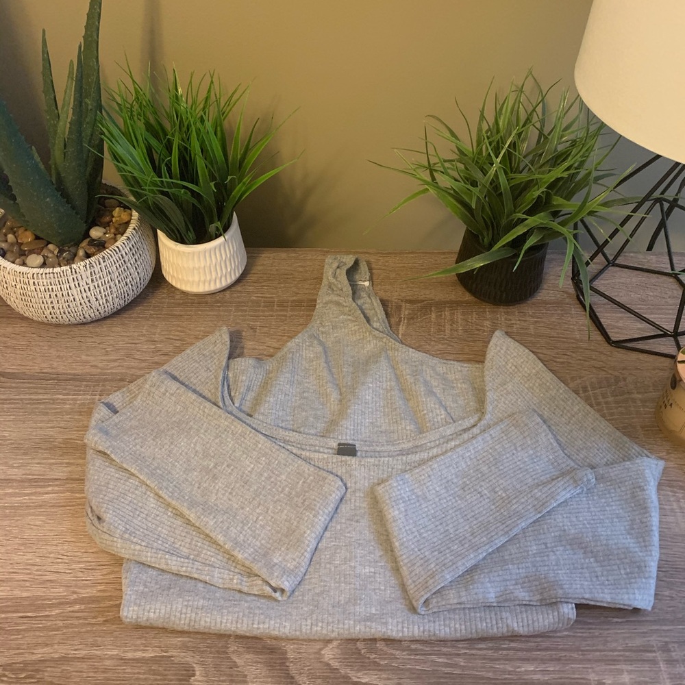 Gray Bodysuit
